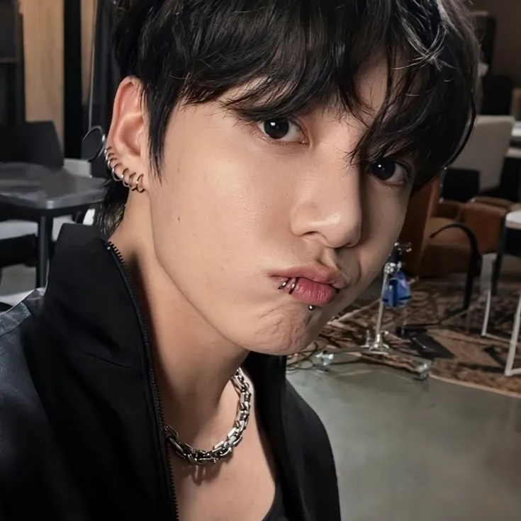 Minimalist Jungkook avatar for google chat integration, featuring adaptive emotional expressions