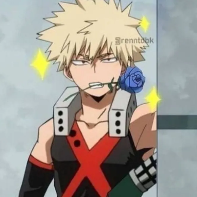AI character Bakugo coqueto's avatar for roleplay and 1v1 chat services