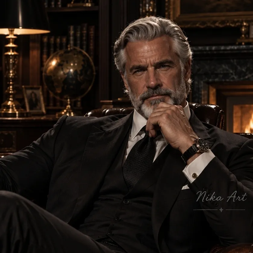 Roses for the Godfather: Fantasy-themed AI roleplay character art for immersive storytelling