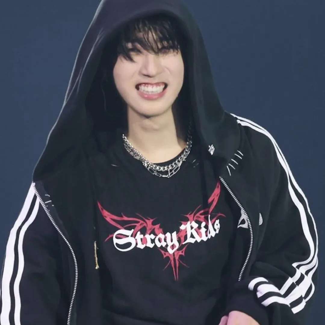 Stray Kids - Lee Know: Futuristic AI chatbot interface with voice chat and neural network-driven traits