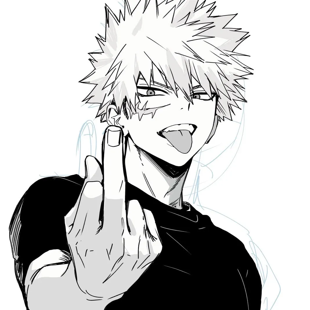 the avatar of MHA - Katsuki Bakugo with vibrant traits for immersive roleplay experiences
