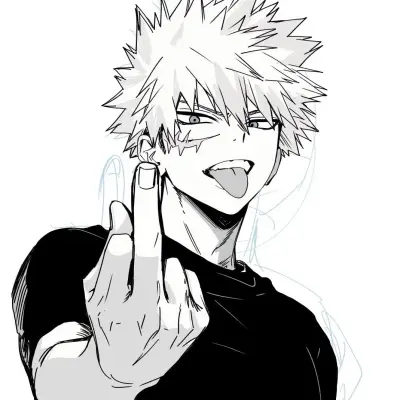 MHA - Bakugou Katsuki: Emosyonal na matalinong AI companion portrait para sa malalim na pag-uusap