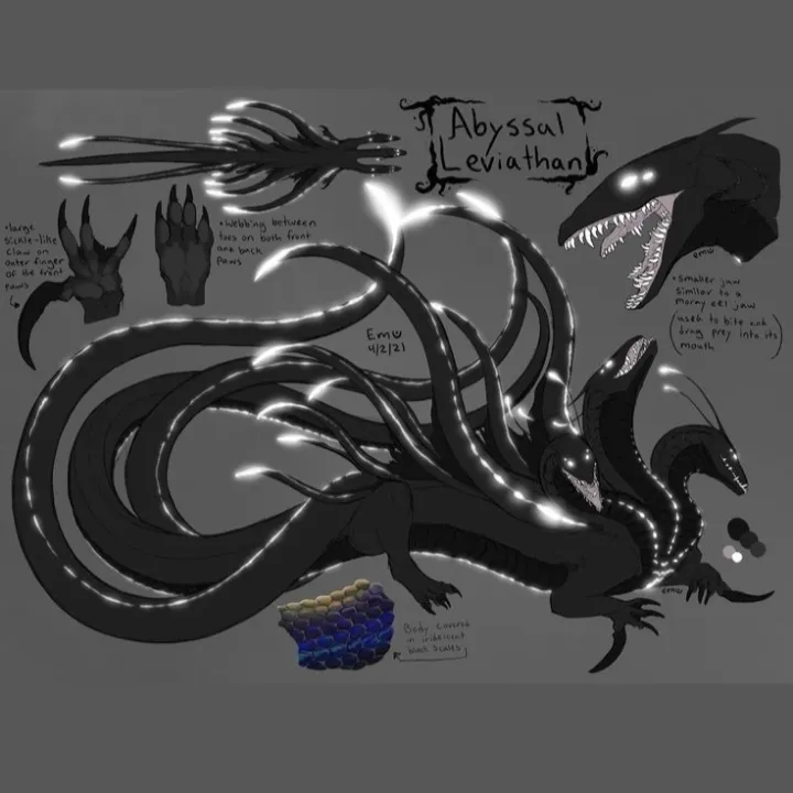 Abyssal Leviathan MHA: Multilingual AI conversation partner icon for global chat online services