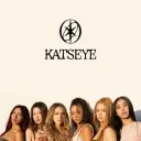 KATSEYE x SKZ x PICK ME's AI avatar with dynamic vector art style, embodying friendly AI chat capabilities