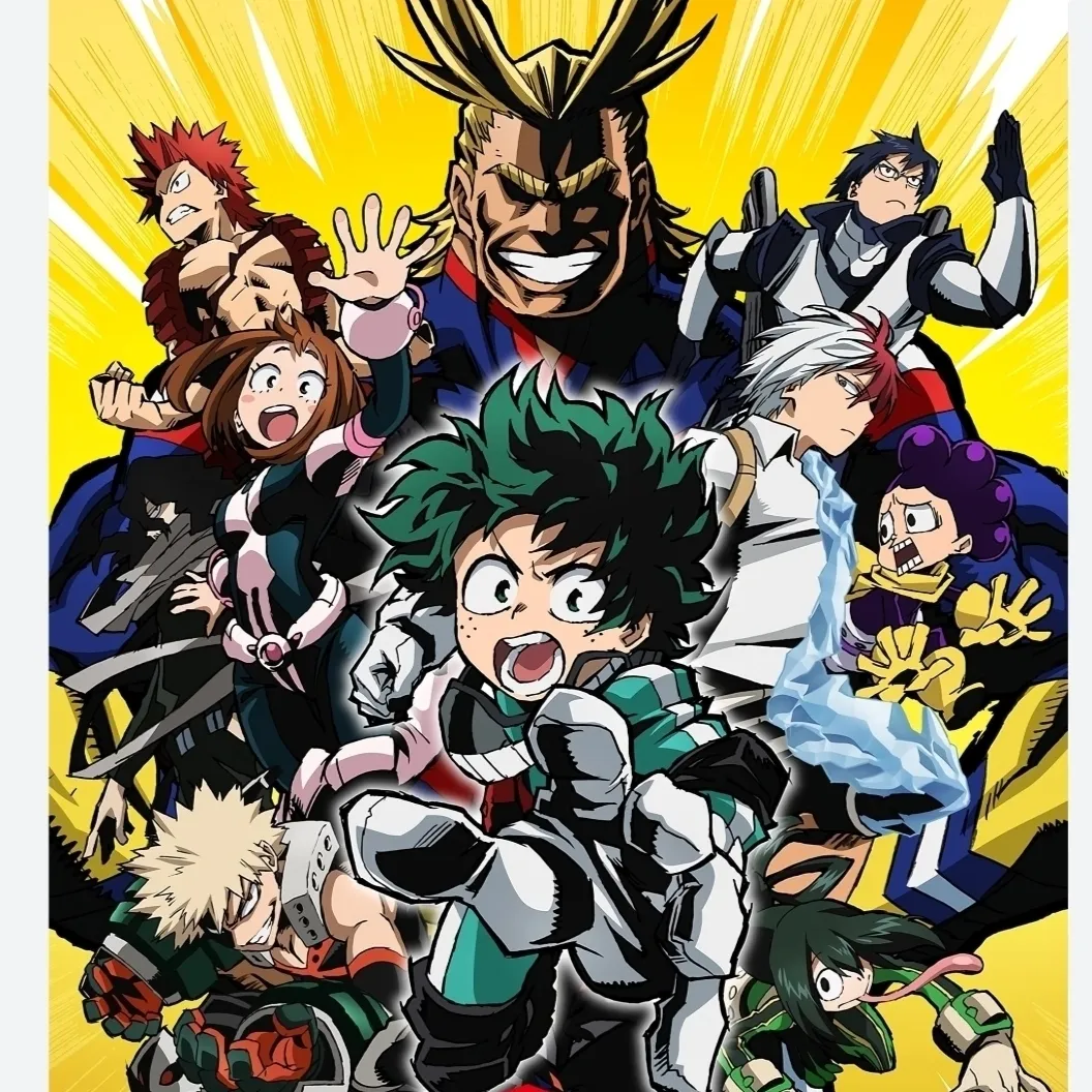 Portrait of a friendly AI chatbot assistant MHA 10 New Students with expressive eyes showcasing personality traits
