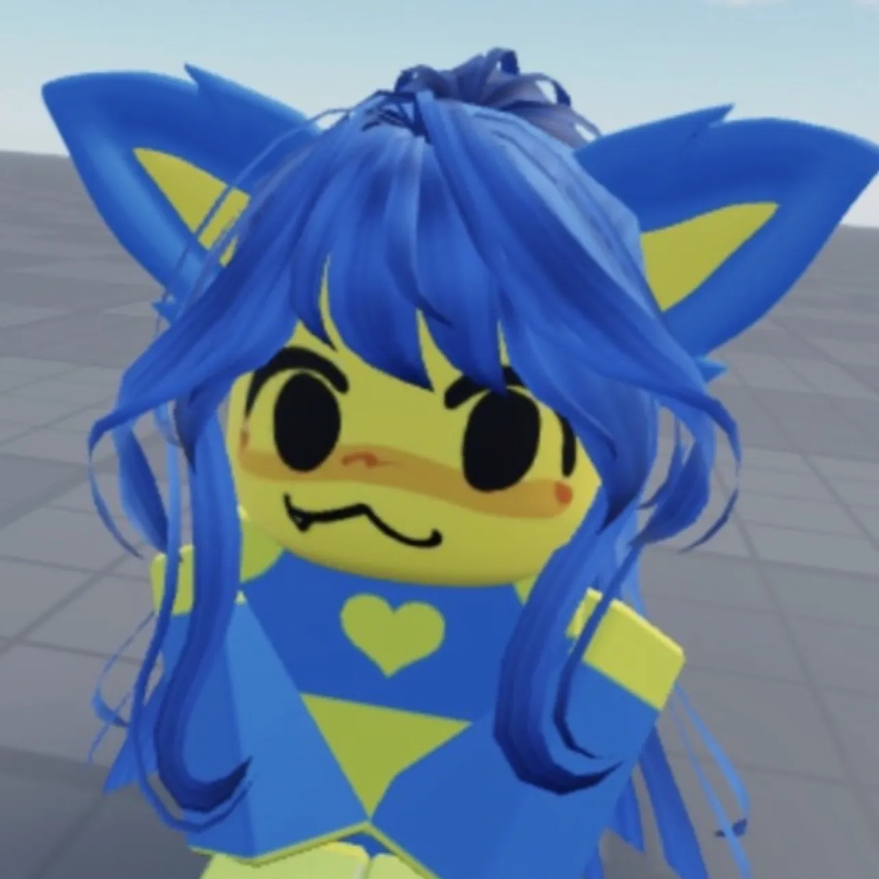der Avatar von Chat with me: Dynamischer KI-Charakter.