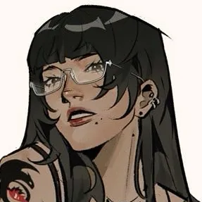 Minimalist Kiana avatar for google chat integration, featuring adaptive emotional expressions