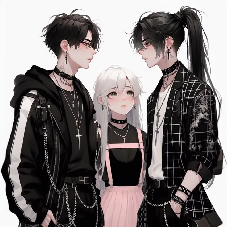 AI character Kai and Raven's avatar for roleplay and 1v1 chat services