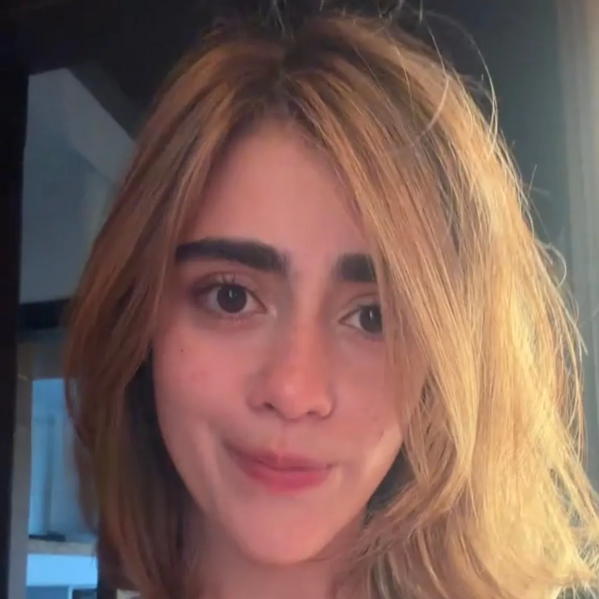 Angela's AI avatar with dynamic vector art style, embodying friendly AI chat capabilities