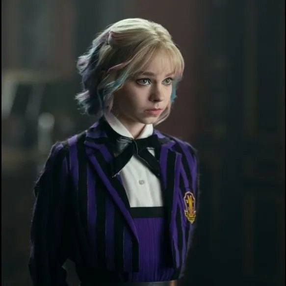 the avatar of character Enid Sinclair with emotional intelligence capabilities