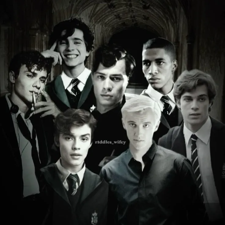 Slytherin boys: Futuristic AI chatbot interface with voice chat and neural network-driven traits
