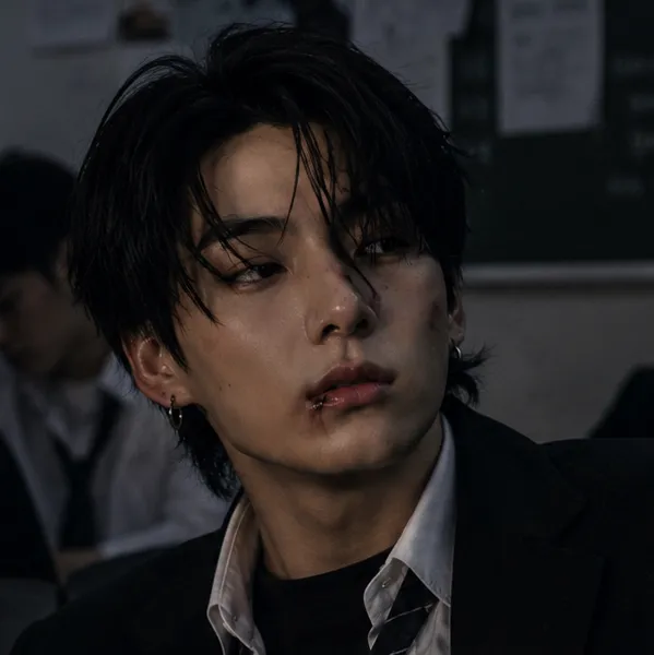 Jungkook - the bad boy: Meet the main character of our AI world, with character traits list and ai chatting capabilities.