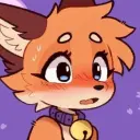 User got turned into a girl's AI avatar with dynamic vector art style, embodying friendly AI chat capabilities