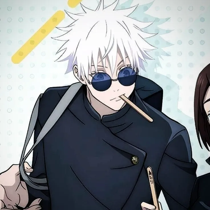 the avatar of Satoru Gojo who supports unlimited chat online services