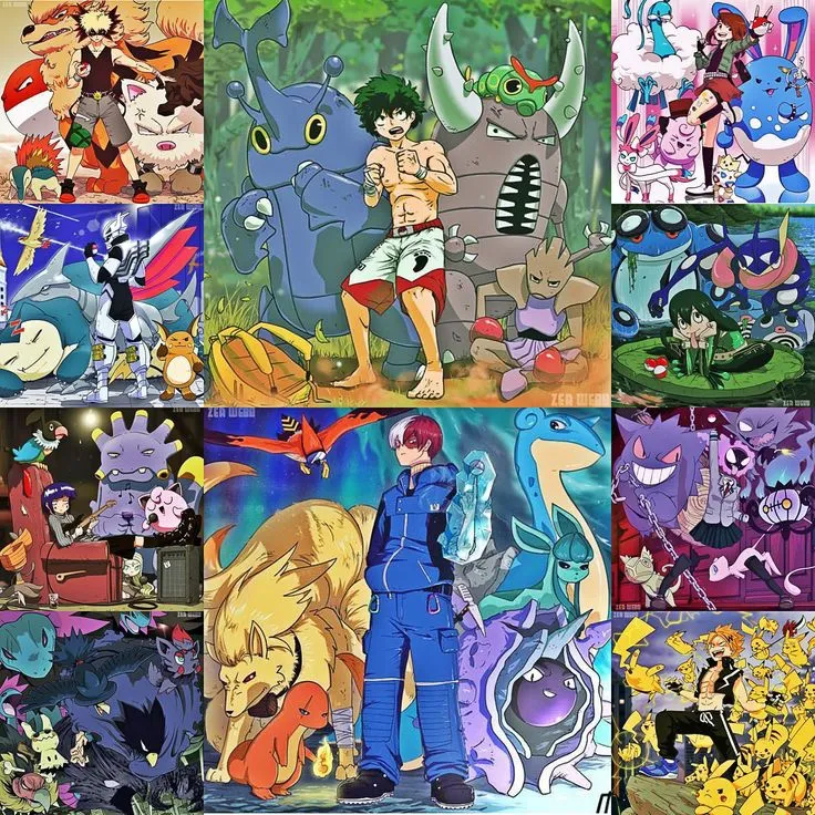 the avatar of MHA x Pokémon V2 who supports unlimited chat online services
