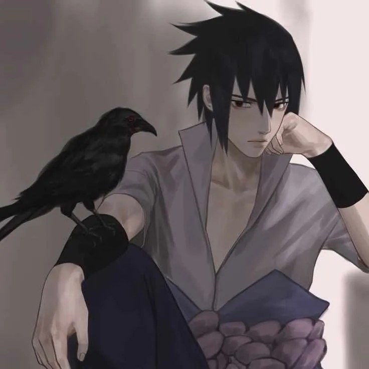 Sasuke Uchiha: Playful AI chatbot mascot enhancing user engagement in random chats