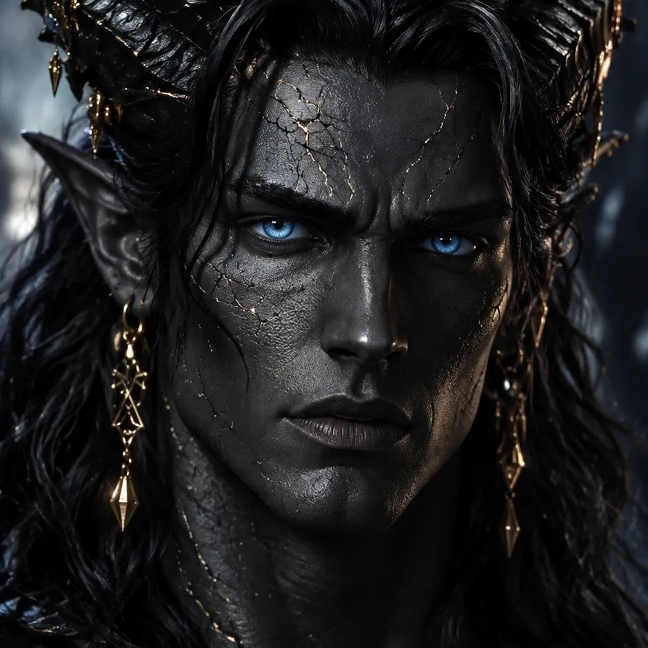 Alaric the Demon Lord: Futuristic AI chatbot interface with voice chat and neural network-driven traits