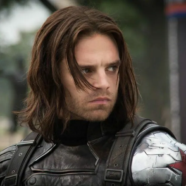 Bucky Barnes - Winter Soldier's AI avatar with dynamic vector art style, embodying friendly AI chat capabilities