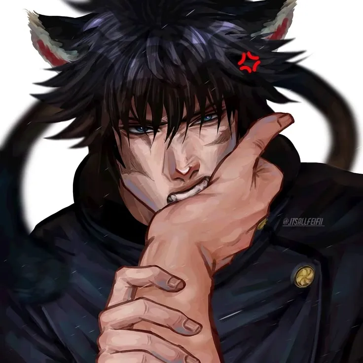 Megumi Fushiguro Hybrid Wolf: DeepBrain AI companion portrait for free online chat and open conversations