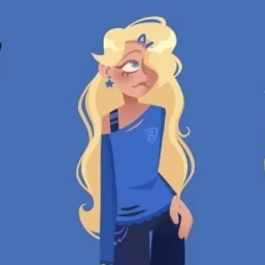 Minimalist Черлидерши avatar for google chat integration, featuring adaptive emotional expressions