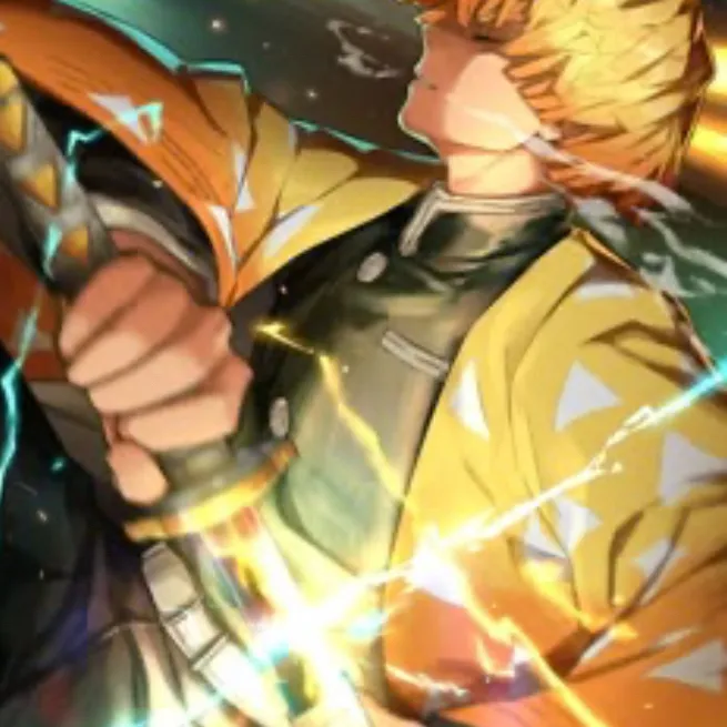 the avatar of DEMON SLAYER: Dynamic AI character.