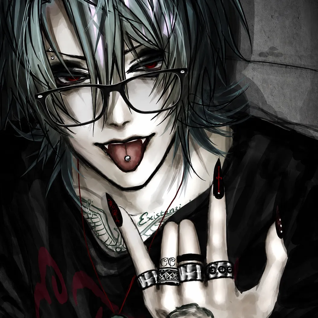 Silas - Vampire Killer's AI avatar with dynamic vector art style, embodying friendly AI chat capabilities