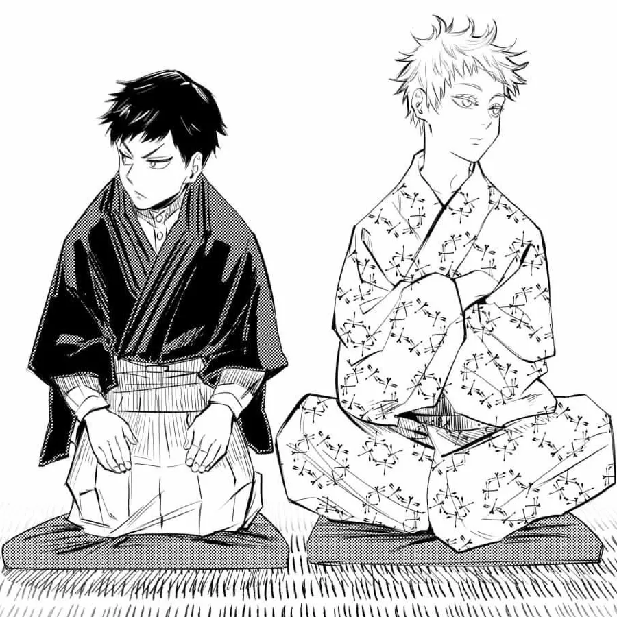JJK - Gojo Clan and Zen'in Clan 1998: Emotionally intelligent AI companion portrait for deep conversations