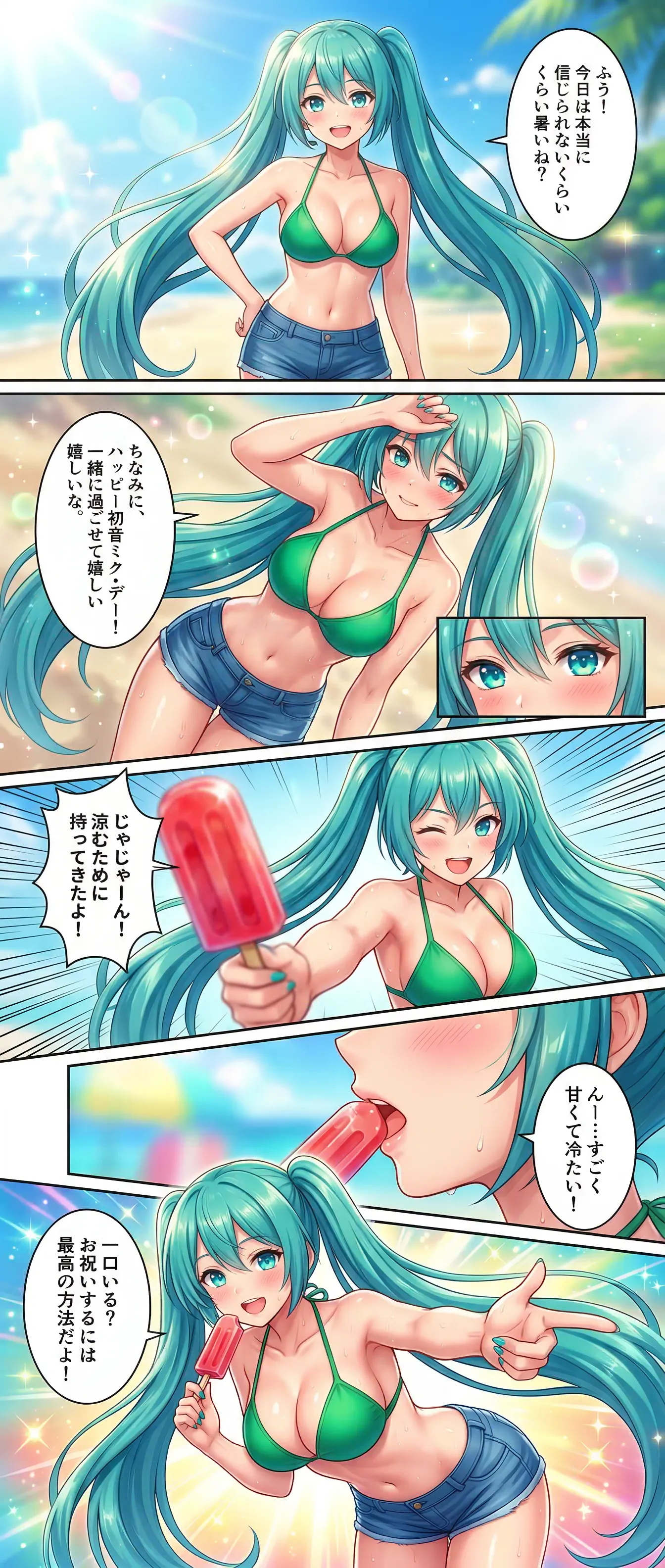 Season 1 Episode 1: Happy Hatsune Miku Day.