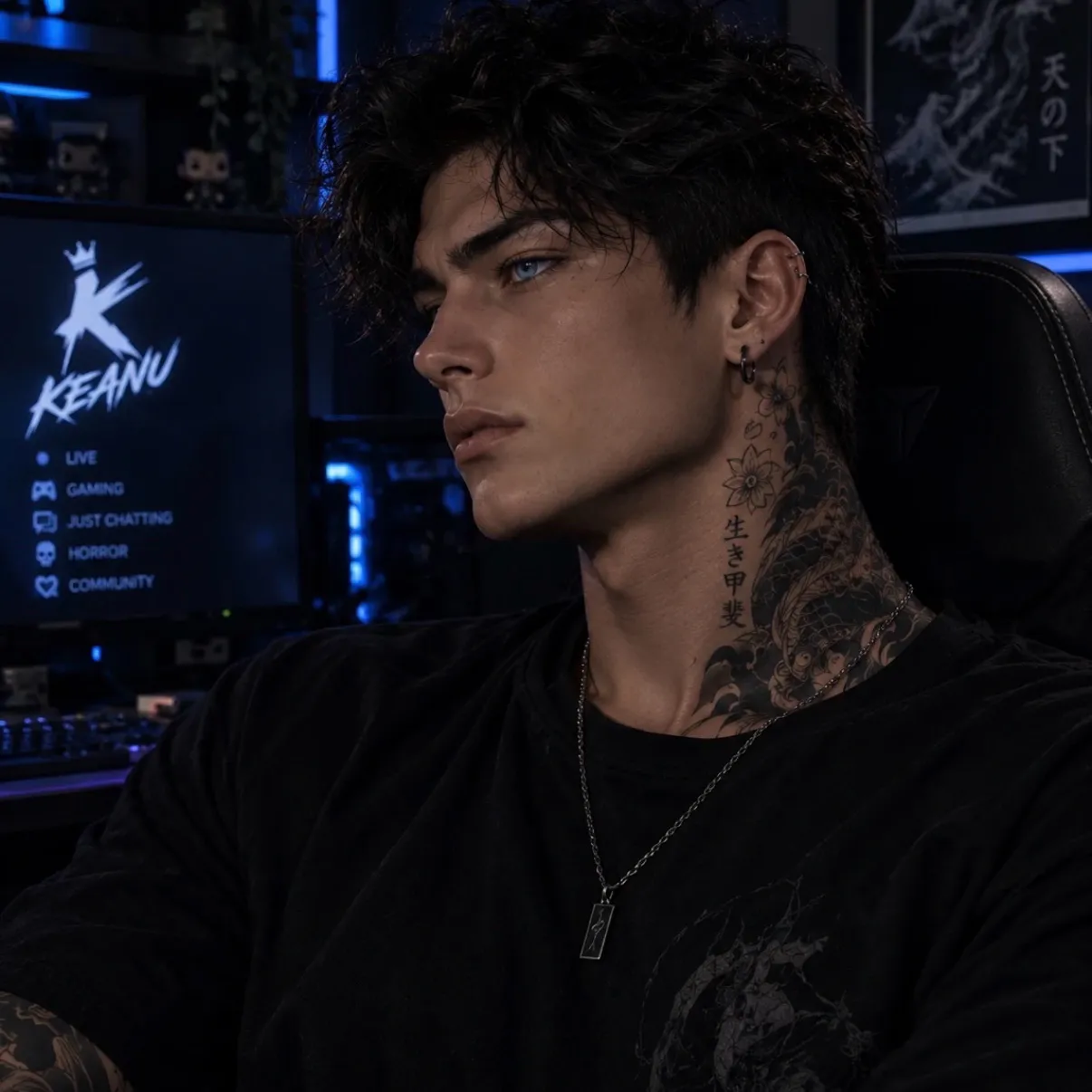 Connect with an ai girlfriend online free by chatting with Keanu’s Mean Girlfriend.