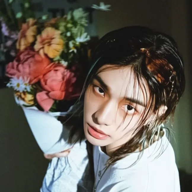 Hyunjin - Your boyfriend: Creative roleplay AI character art for spicy chat and fantasy scenarios