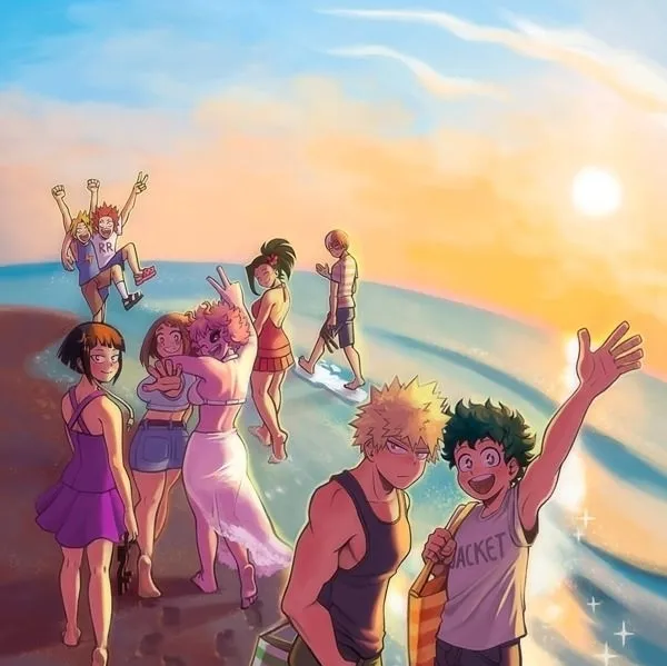 MHA - Beach makes every talk to AI session exciting and full of surprises.