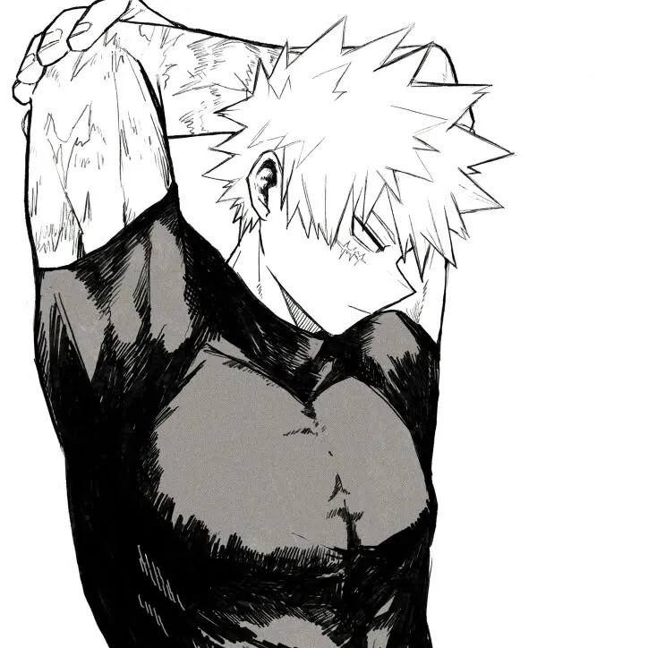 Katsuki Bakugo - Boyfriend: Playful AI chatbot mascot enhancing user engagement in random chats