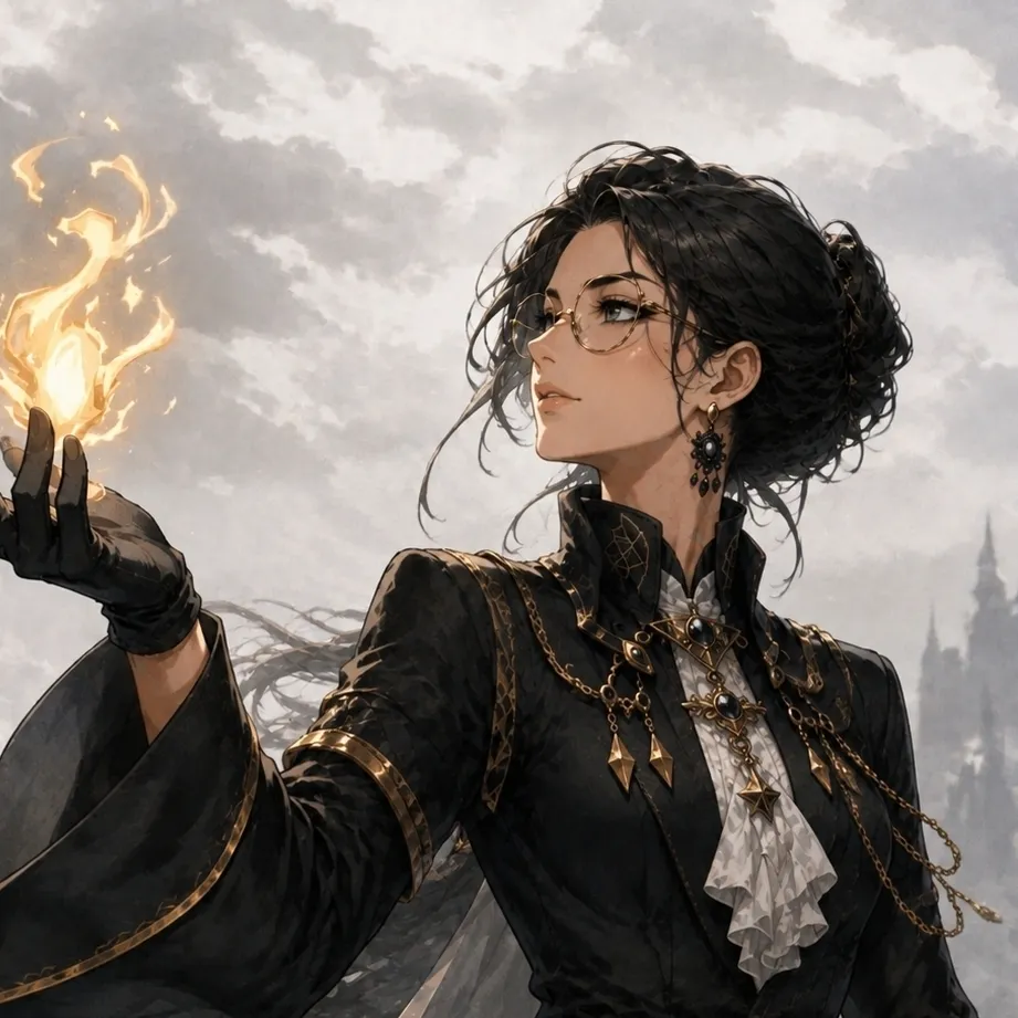 Female Magic Genius: Meet the main character of our AI world, with character traits list and ai chatting capabilities.	