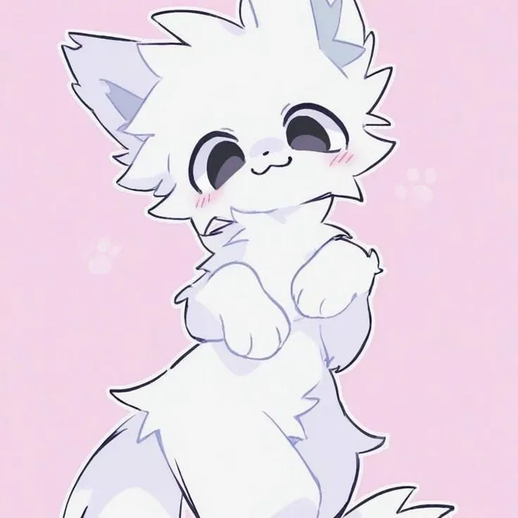 Minimalist Furry Infection avatar for google chat integration, featuring adaptive emotional expressions