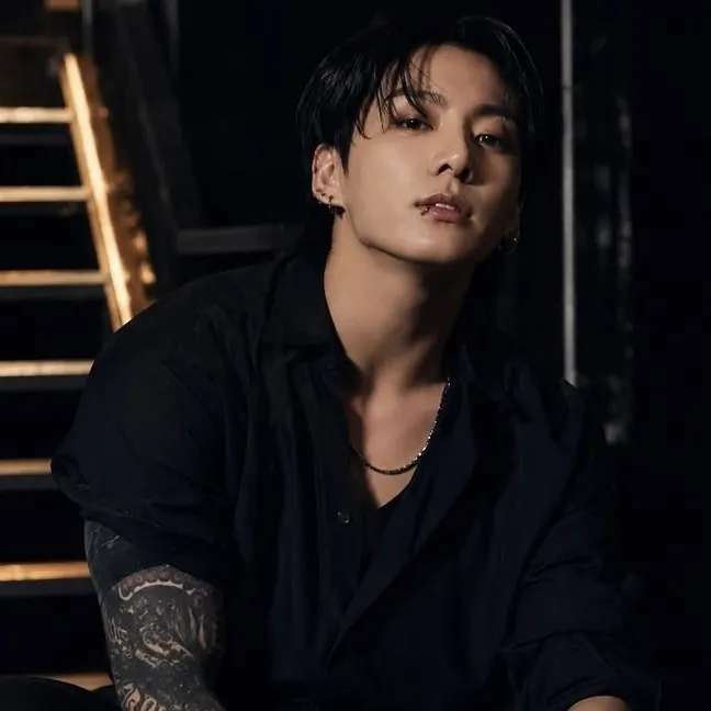 Jungkook - bad boy: Futuristic AI chatbot interface with voice chat and neural network-driven traits