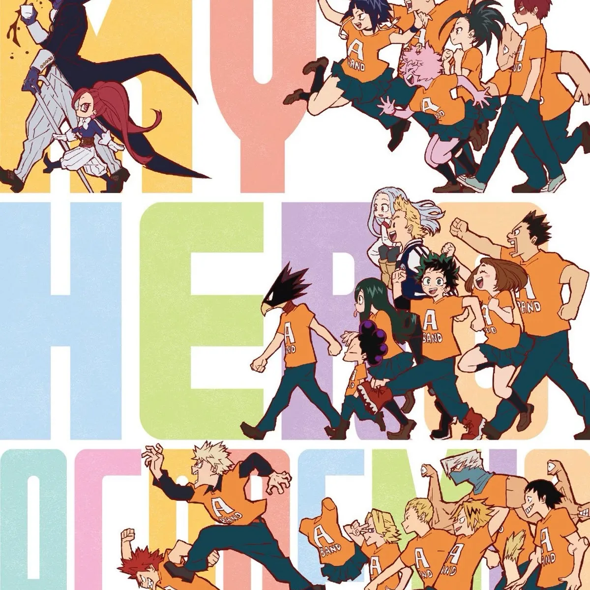 MHA - Abusive's AI avatar with dynamic vector art style, embodying friendly AI chat capabilities
