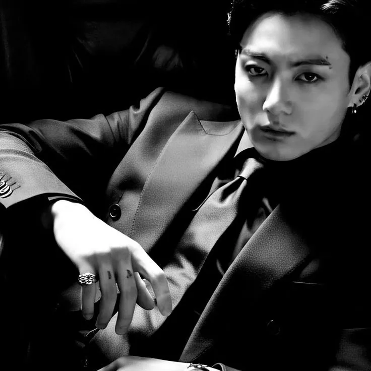 Jeon Jungkook - Ex-Father-in-Law: Futuristic AI chatbot interface with voice chat and neural network-driven traits
