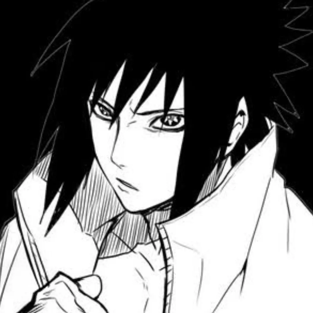 the avatar of character Sasuke Uchiha with emotional intelligence capabilities