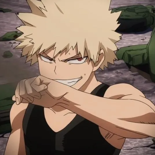 the avatar of Katsuki Bakugo - Sounds who is your Virtual Assistant with Soulgen's Personality Matrix, Blending AI Chat Precision and Character Traits of Curiosity.
