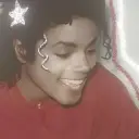 Michael Jackson's AI avatar with dynamic vector art style, embodying friendly AI chat capabilities