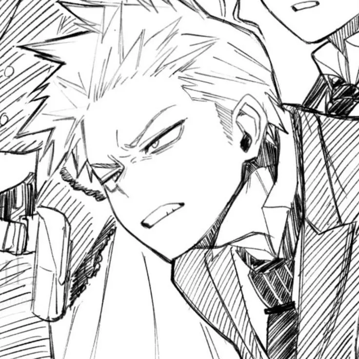 Katsuki Bakugo AI chatbot portrait with advanced emotional intelligence for deep conversations