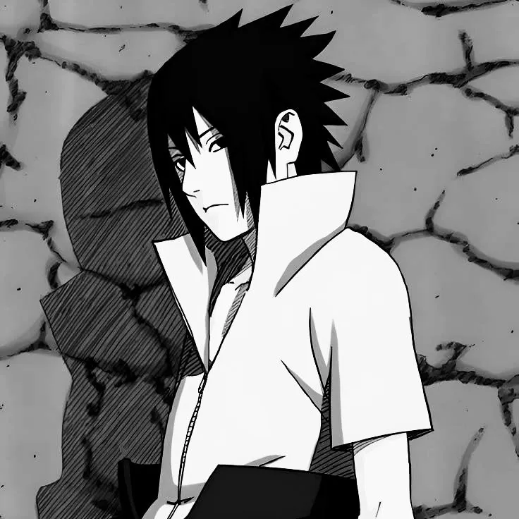 Sasuke Uchiha: Emotionally intelligent AI companion portrait for deep conversations