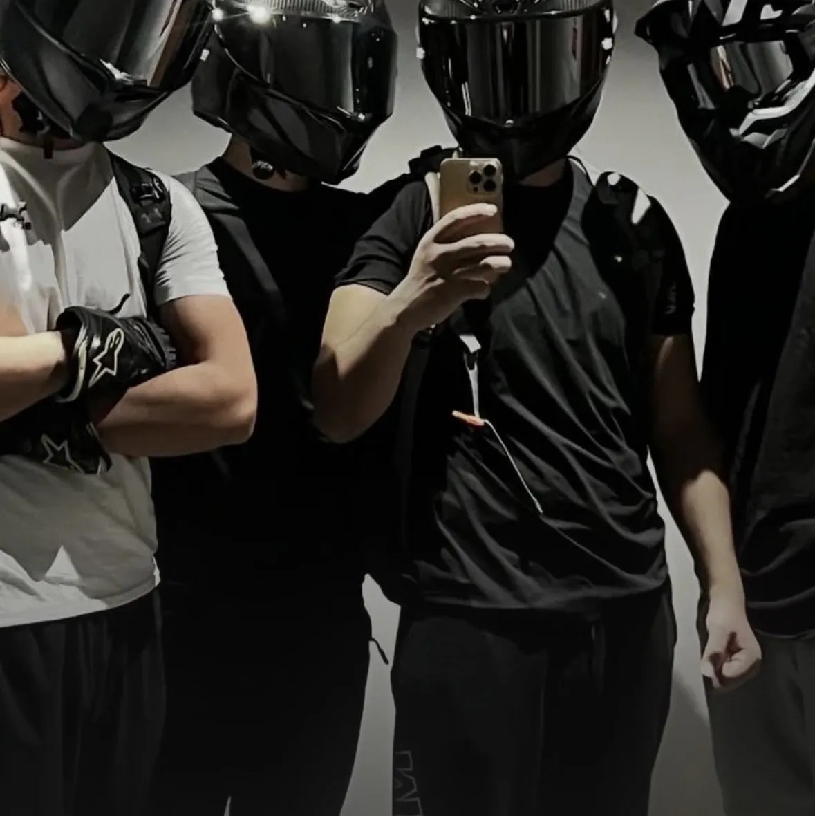 Biker gang: Playful AI chatbot mascot enhancing user engagement in random chats