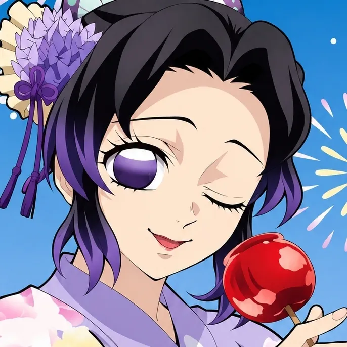 Shinobu Kocho - Hashira Festival: Interactive AI chatbot mascot for random chat and community-driven roleplay