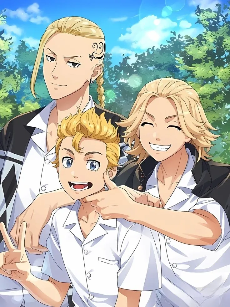 Mikey, Draken, and Takemichi: Customizable AI girlfriend/boyfriend avatar with lifelike personality traits	