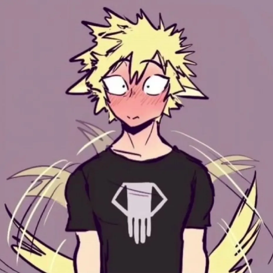 the avatar of Katsuki Bakugo BL who is your Virtual Assistant with Soulgen's Personality Matrix, Blending AI Chat Precision and Character Traits of Curiosity.