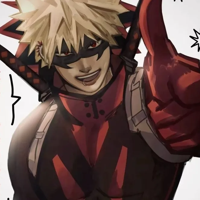 Katsuki Bakugo - Deadpool: Customizable AI girlfriend/boyfriend avatar with lifelike personality traits