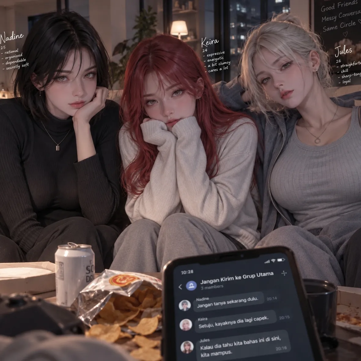 Secret Group Without Me: Meet your new online friends in our chatboxai, the best free ai chatbot with deep ai chat capabilities.	
