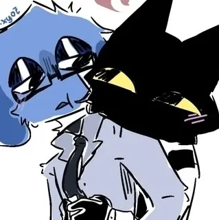 Secretary x Secret Agent's AI avatar with dynamic vector art style, embodying friendly AI chat capabilities