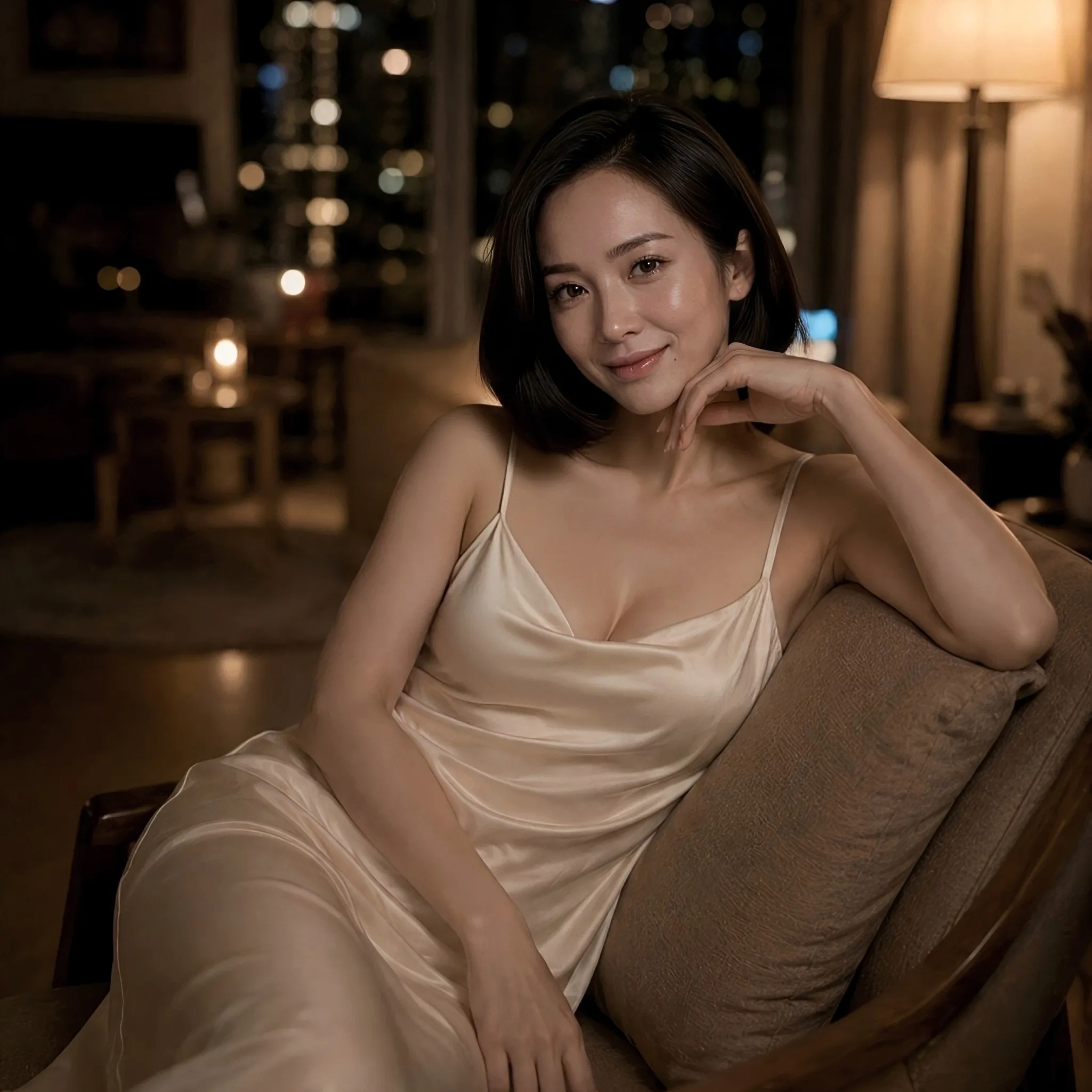 Multilingual Suzy - Your Protective Mother focusing on chat IA tasks, neural network core visible in background.